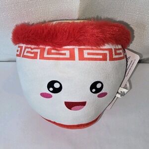Plush Paradise‎ Snack 6" Stuffed Animal Toy the Ramen Noodle Bowl Plush Doll